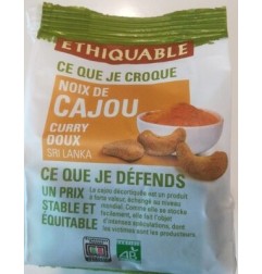 NOIX CAJOU CURRY BIO 100G
