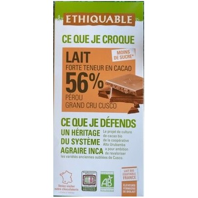 CHOCOLAT LAIT