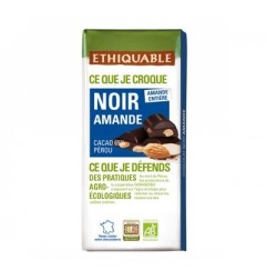 CHOCOLAT NOIR 65% AMANDE PEROU
