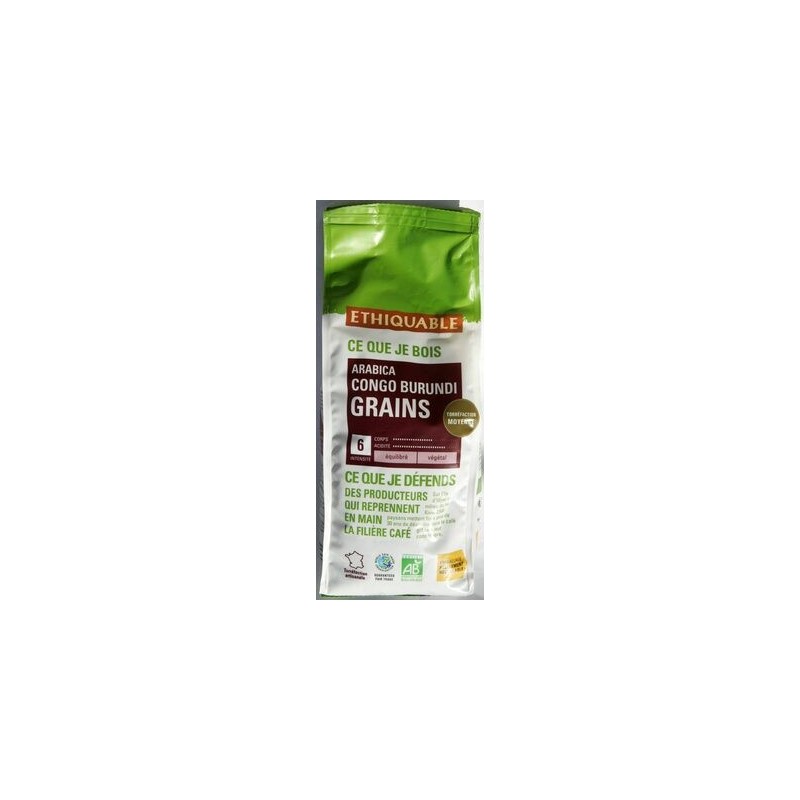 CAFE GRAINS CONGO BIO 500G