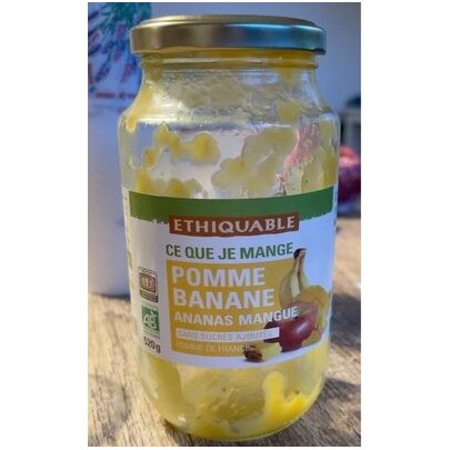 PUREE POMME BANANE ANANAS MANG