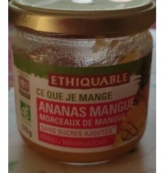 ANANAS MANGUE BOCAUX BIO 370G