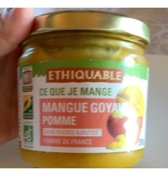 PUREE POMME MANGUE GOYAVE BIO