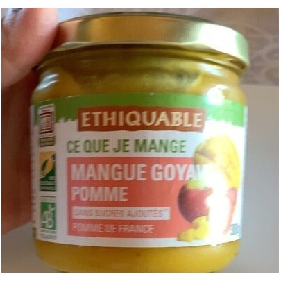 PUREE POMME MANGUE GOYAVE BIO
