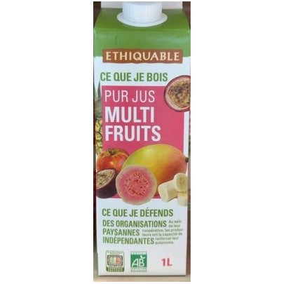 PUR JUS MULTIFRUITS BIO 1 L