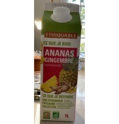 PUR JUS ANANAS GINGEMBRE BIO 1