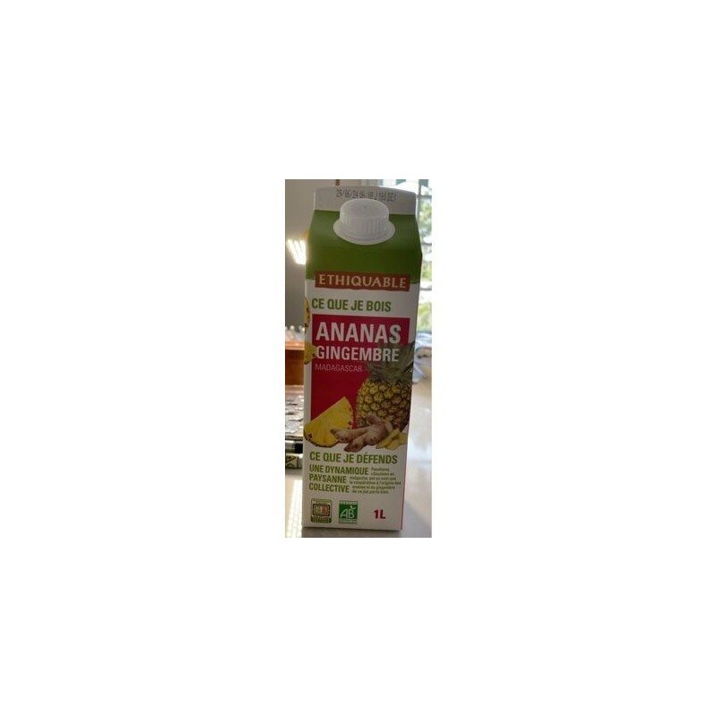 PUR JUS ANANAS GINGEMBRE BIO 1