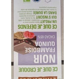 CHOCOLAT NOIR FRAMBOISE QUINOA