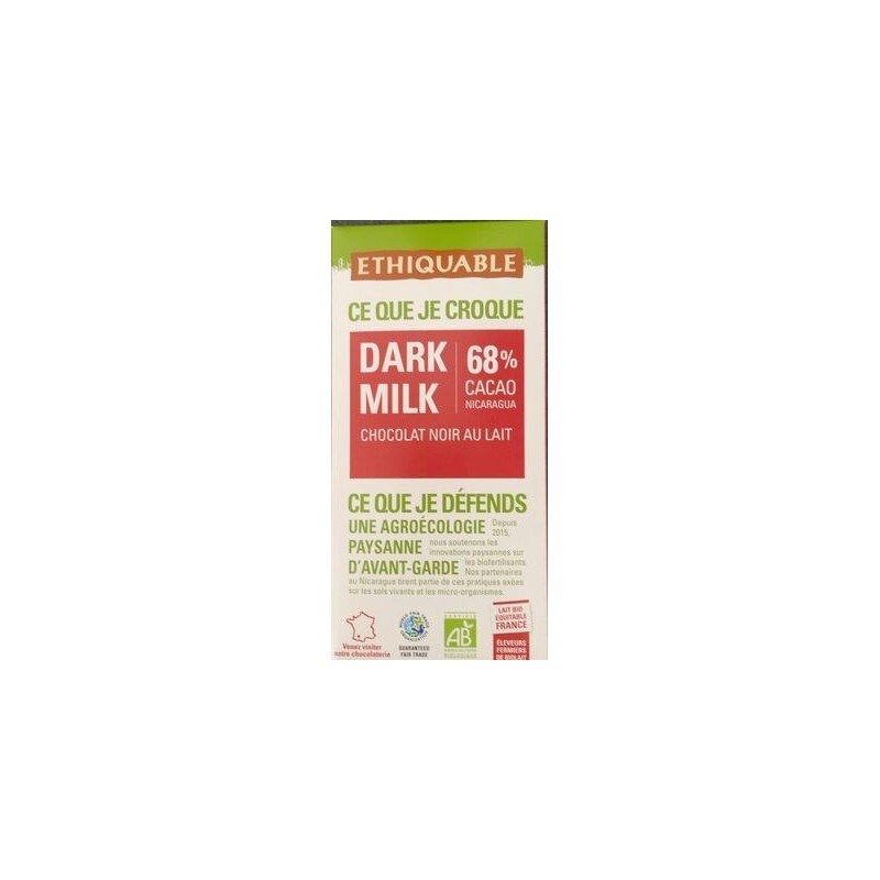 CHOCOLAT DARMILK 68% BIO 100G CHOCOLAT DARMILK 68% BIO 100G