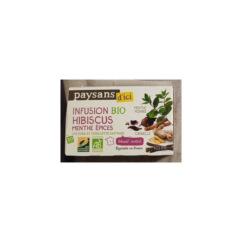 INFUSION HIBISCUS MENTHE BIO 2
