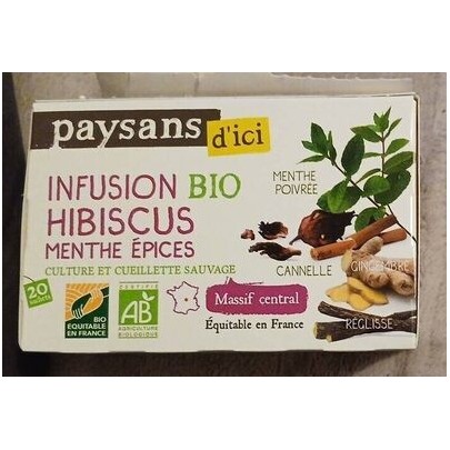INFUSION HIBISCUS MENTHE BIO 2