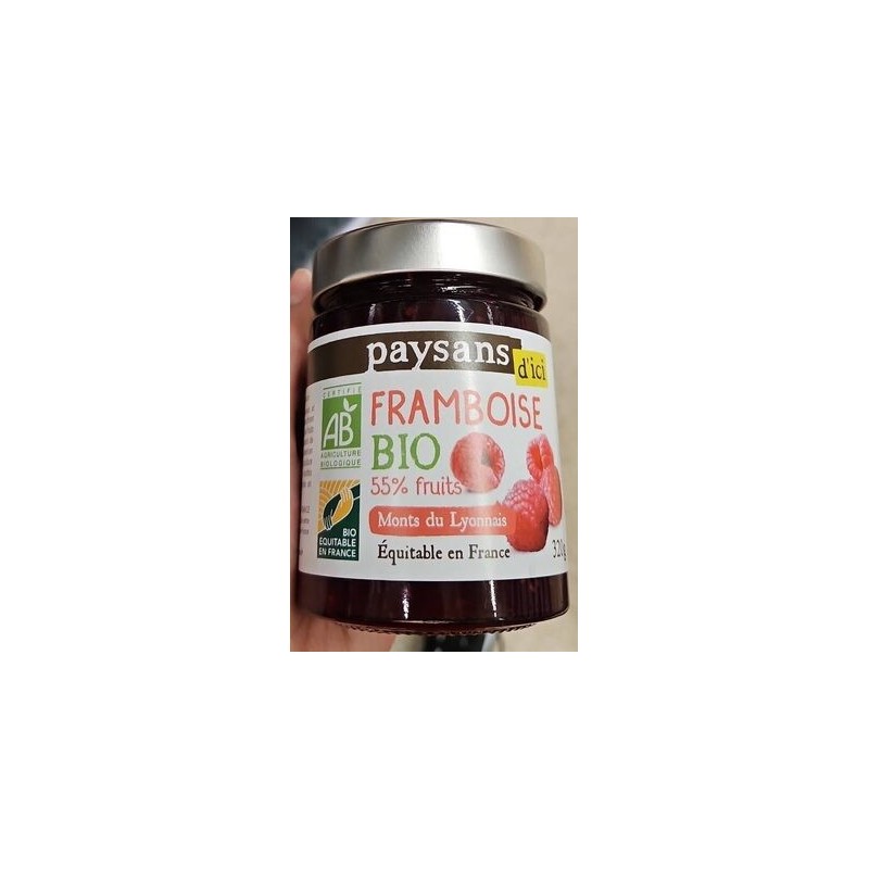 CONFITURE FRAMBOISE BIO 320G