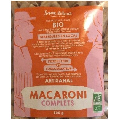 MACARONIS BLANCS SANS DETOUR C