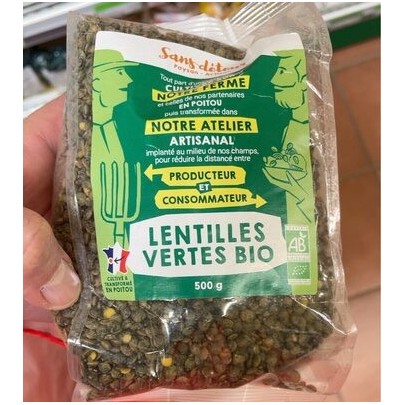 LENTILLES VERTES