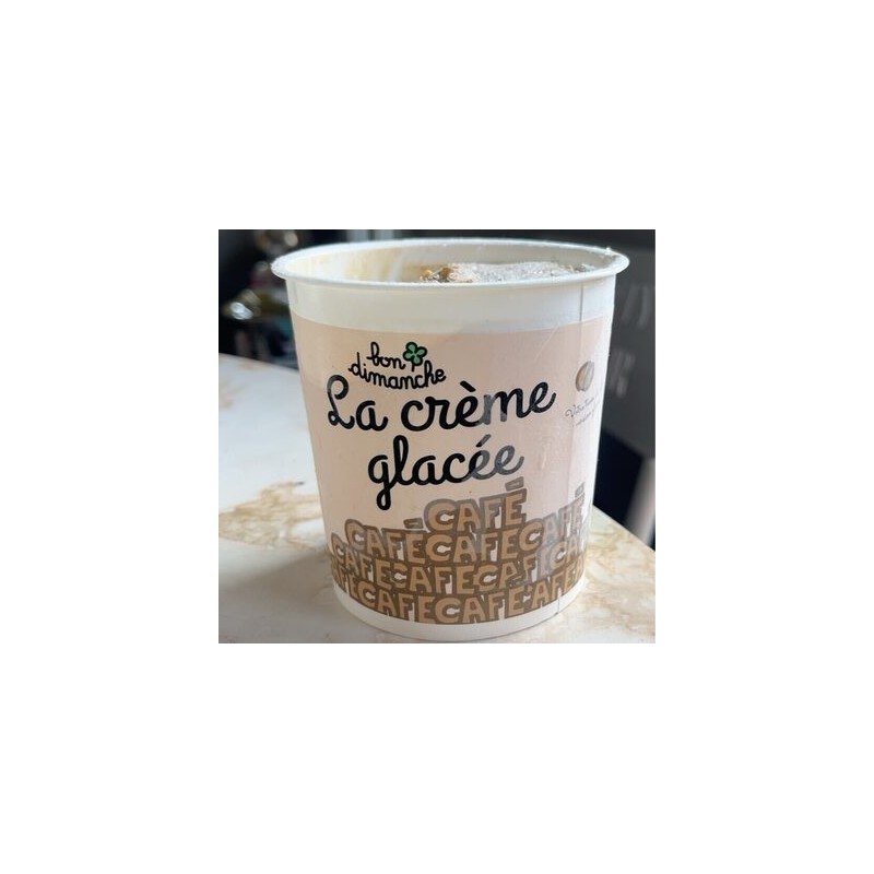 CREME GLACEE CAFE BON DIMANCHE
