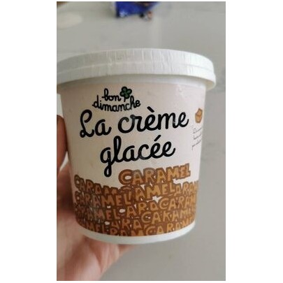 CREME GLACEE CARAMEL BEURRE SA