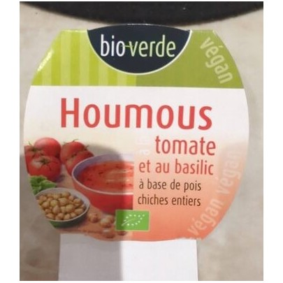 HOUMOUS TOMATE BASILIC BIO VER
