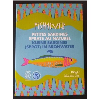 PETITES SARDINES SPRATS AU NAT