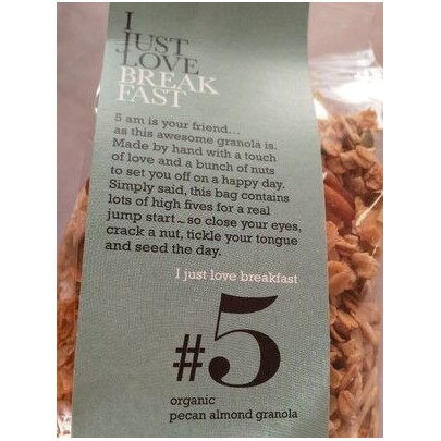 GRANOLA I JUST LOVE BREAKFAST