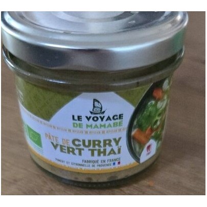 PATE CURRY VERT