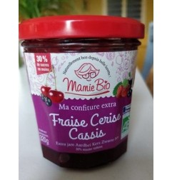 CONFITURE FRAISE CERISE CASSIS