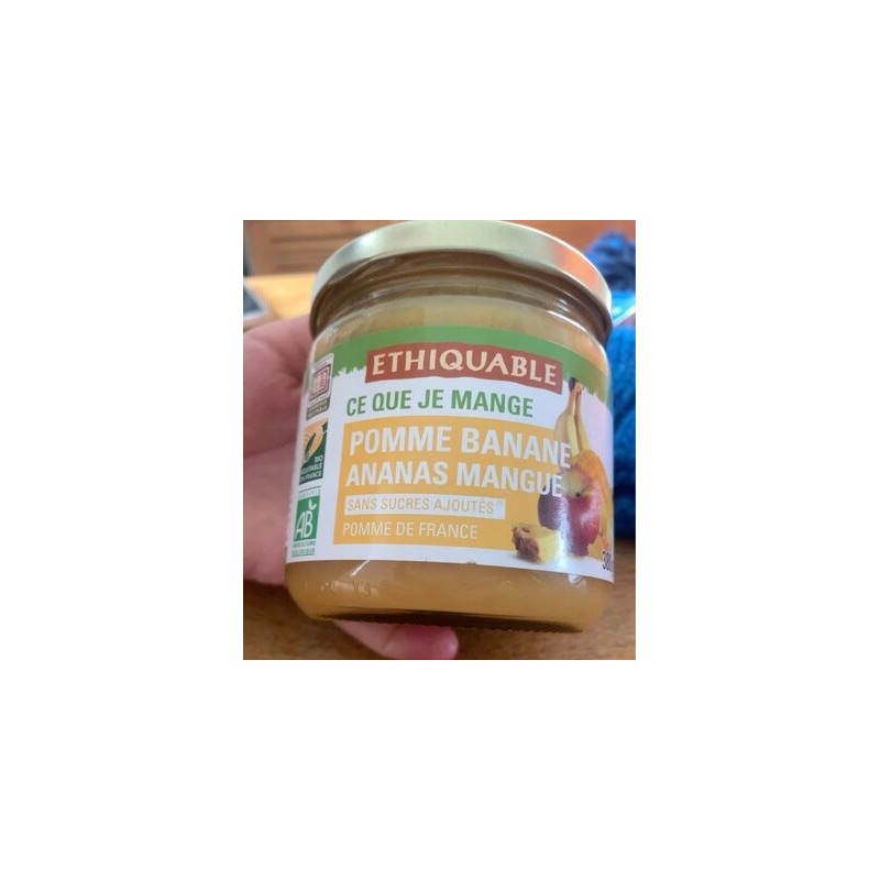 PUREE  POMME BANANE ANANAS MAN