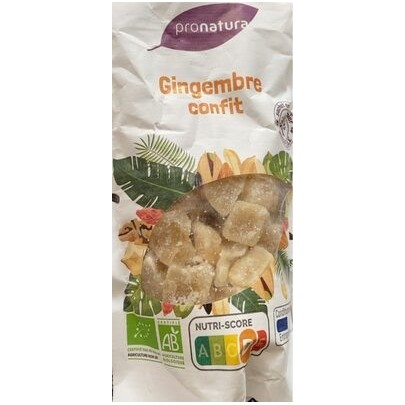 GINGEMBRE CONFIT 250 G