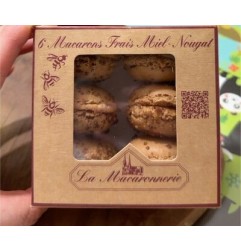 MACARON MIEL NOUGAT PAR 6