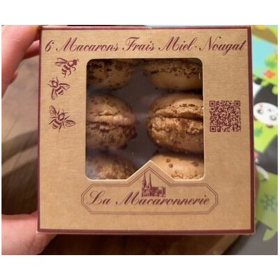 MACARON MIEL NOUGAT PAR 6