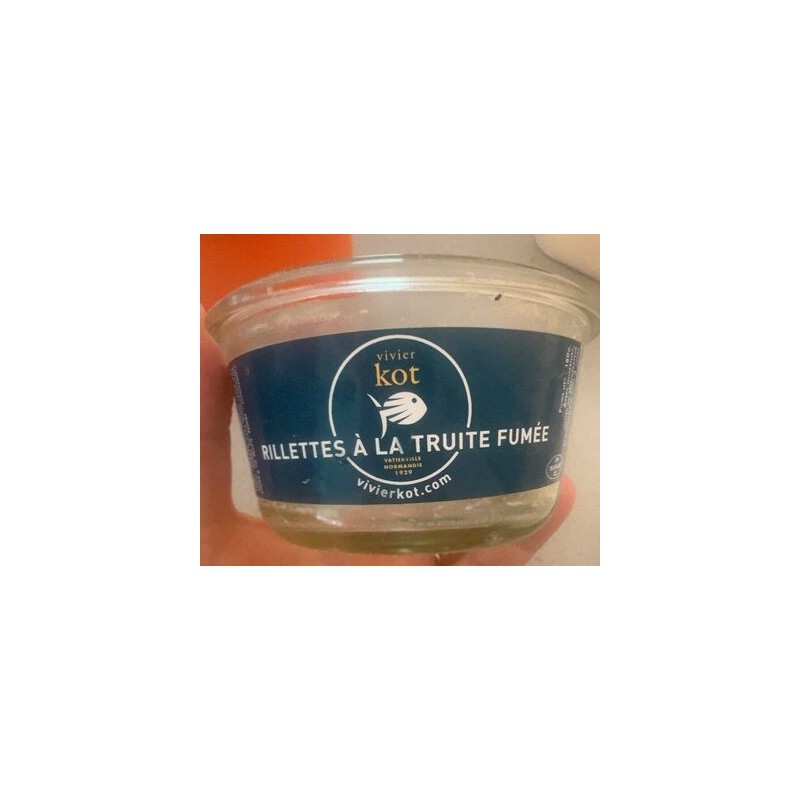 RILLETTES TRUITE FUMEE 180G