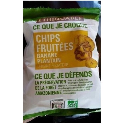 CHIPS FRUITES BANANE BIO 85 G