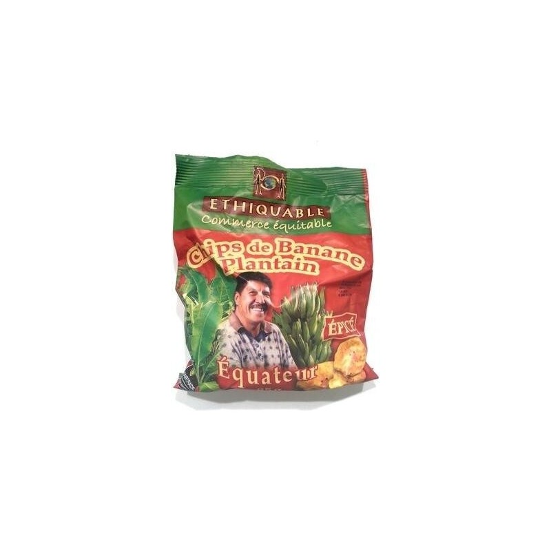 CHIPS EPICES BANANE BIO 85 G CHIPS EPICES BANANE BIO 85 G