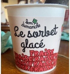SORBET FRAISE BON DIMANCHE
