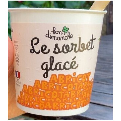 SORBET ABRICOT BON DIMANCHE