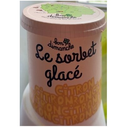 SORBET CITRON BON DIMANCHE