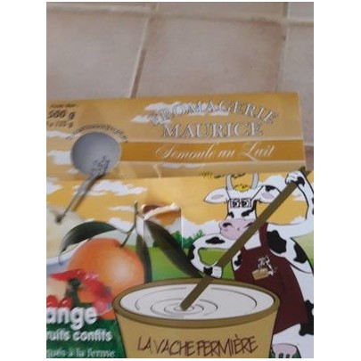 SEMOULE AU LAIT ORANGE FRUITS