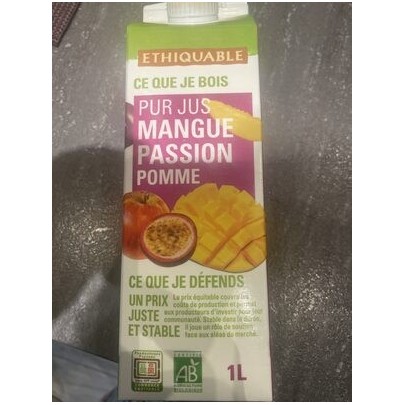 PUR JUS MANGUE POMME PASSION B