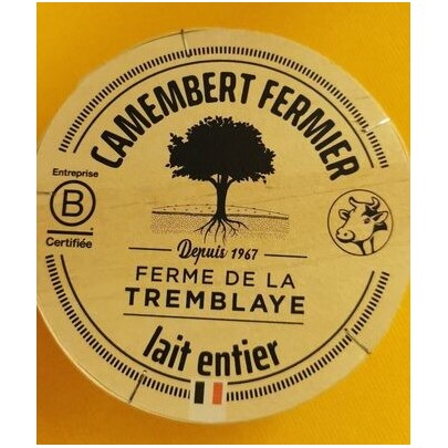CAMEMBERT FERMIER LAIT ENTIER